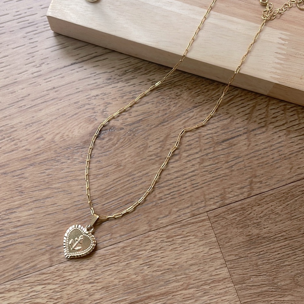 Hear Gold Filled necklace